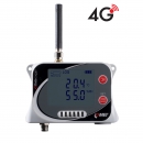 GSM temperature and humidity datalogger with connector for another temperature probe